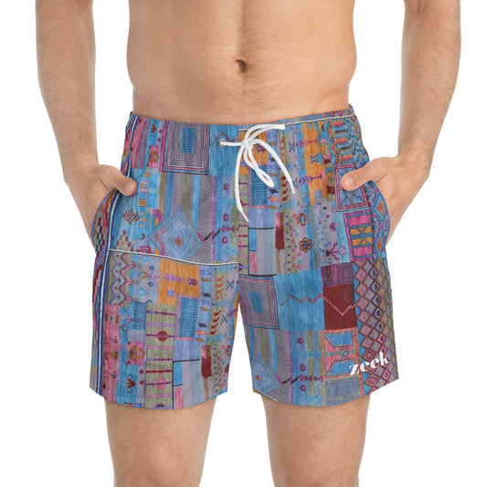 zeek MEN'S MOROCCAN MAGIC SWIM SHORTS